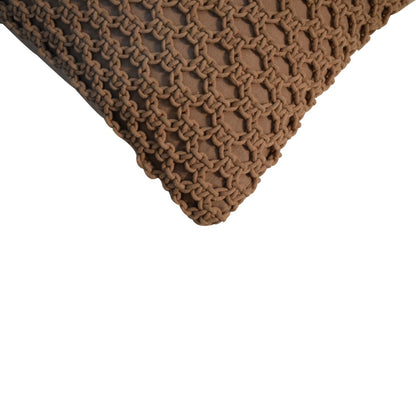 Myra Loop Weave Cushion Set of 2 – Coffee