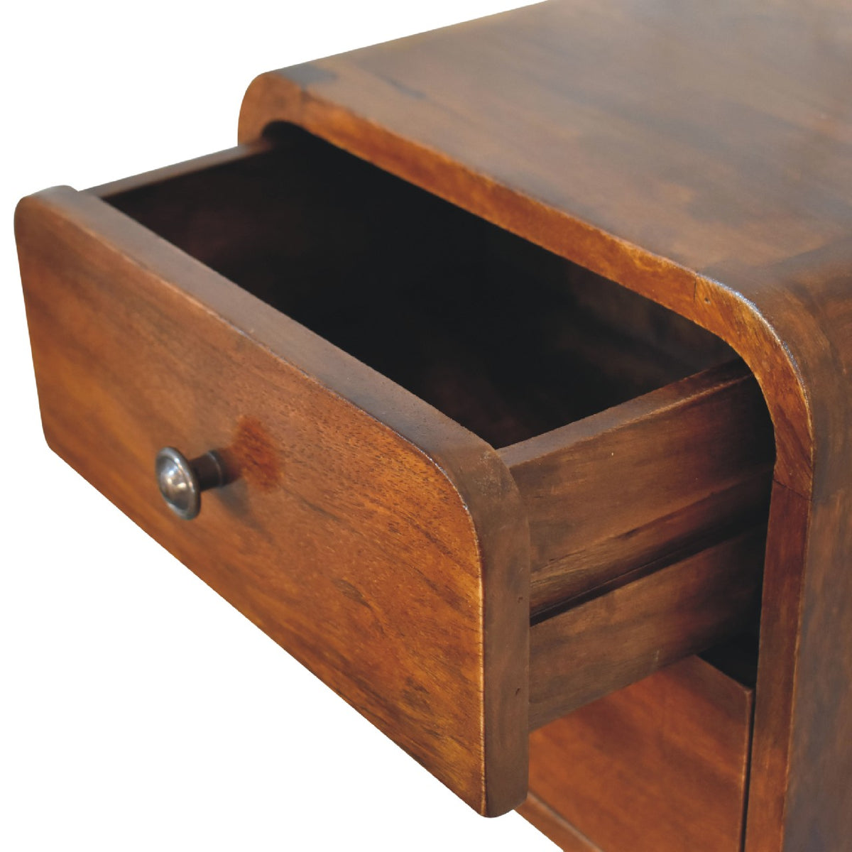 Floating Mini Chestnut Bedside Table | Nightstand