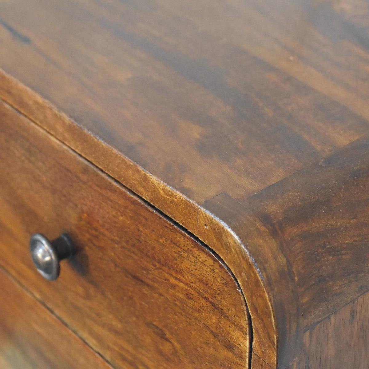 Floating Mini Chestnut Bedside Table | Nightstand