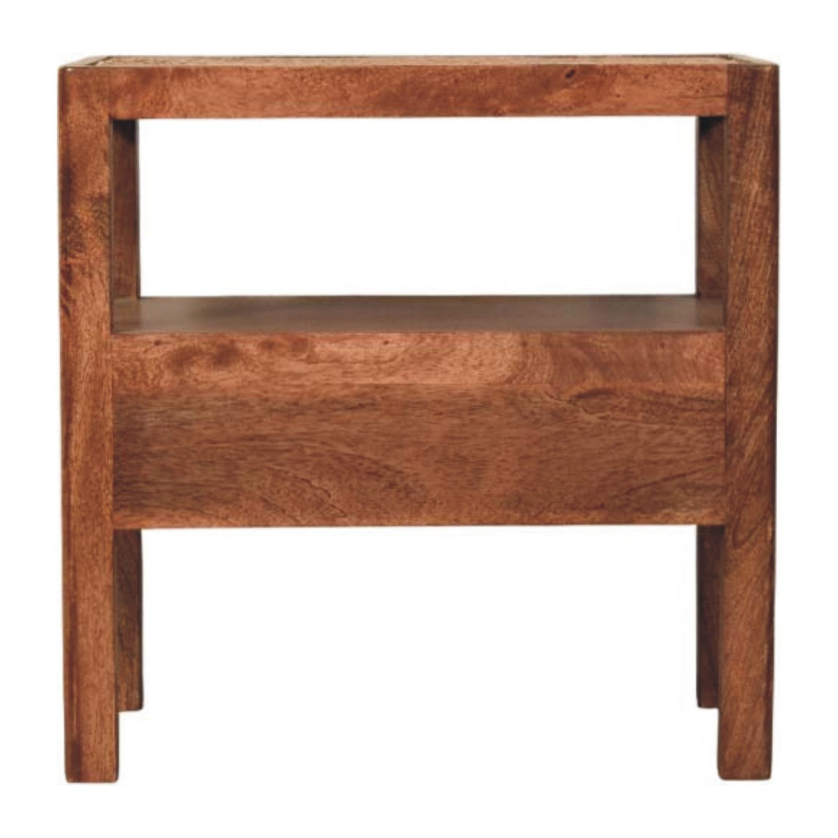 Saffron Rattan Nightstand | Bedside Table