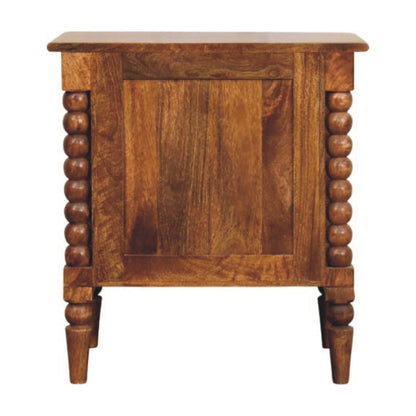 Harper Spindle Bedside Table | Nightstand