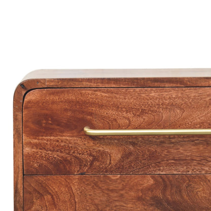 3-Drawer Rounded Chest