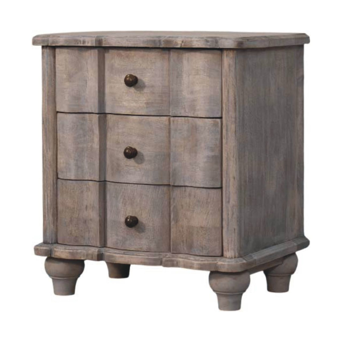 Lume Washed Bedside Table | Nightstand
