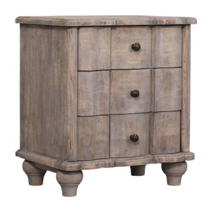 Lume Washed Bedside Table | Nightstand