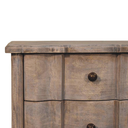 Lume Washed Bedside Table | Nightstand