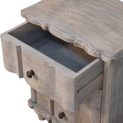 Lume Washed Bedside Table | Nightstand