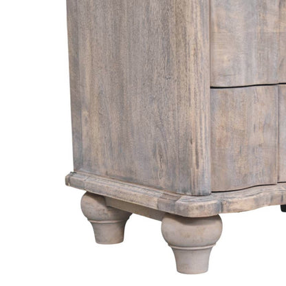 Lume Washed Bedside Table | Nightstand