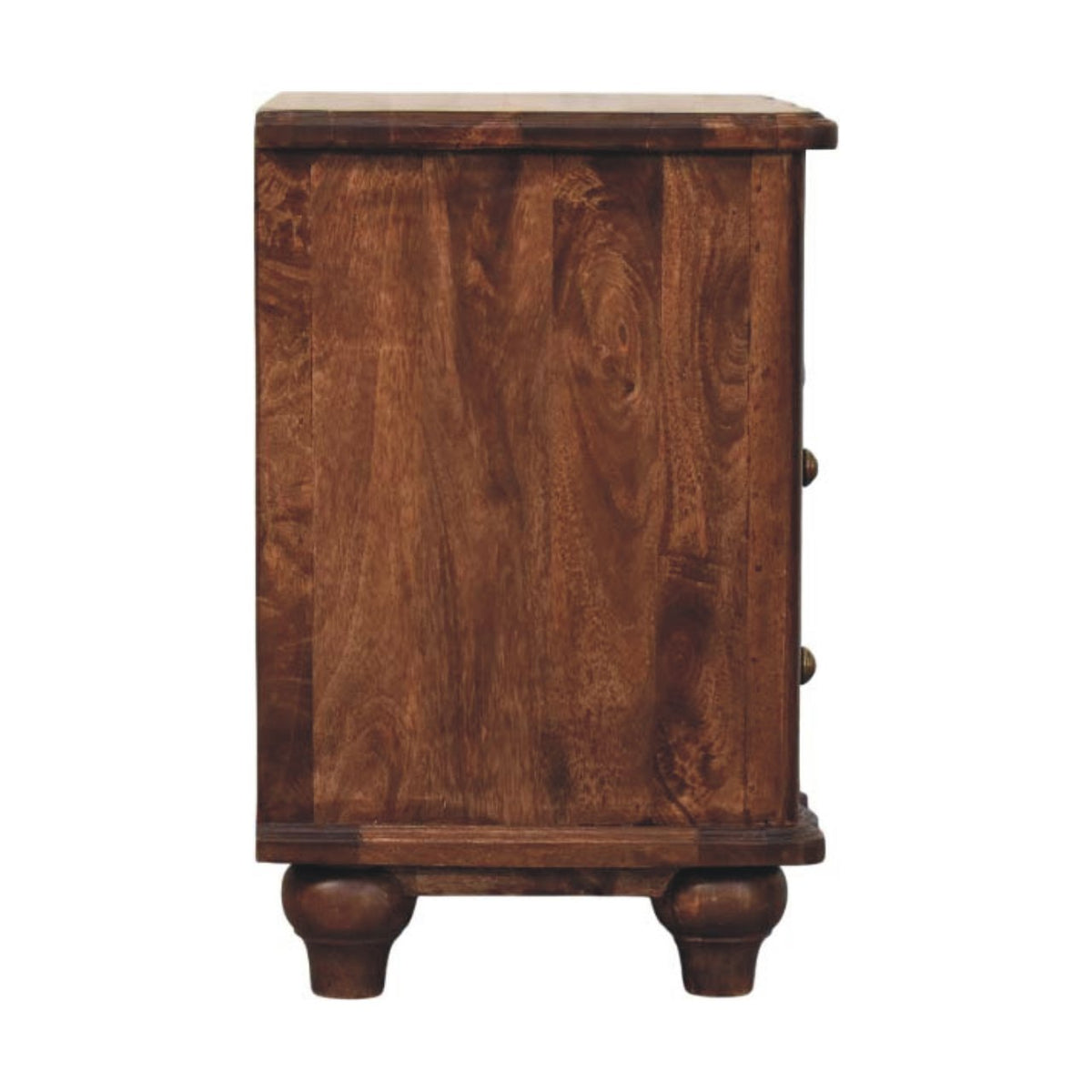 Lume Roasted Shelf Bedside Table | Nightstand