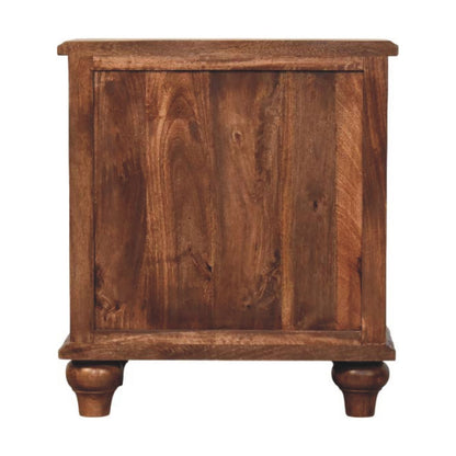 Lume Roasted Panelled Bedside