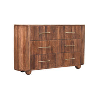 Ridgefront Chest of Drawers - Roasted Almond