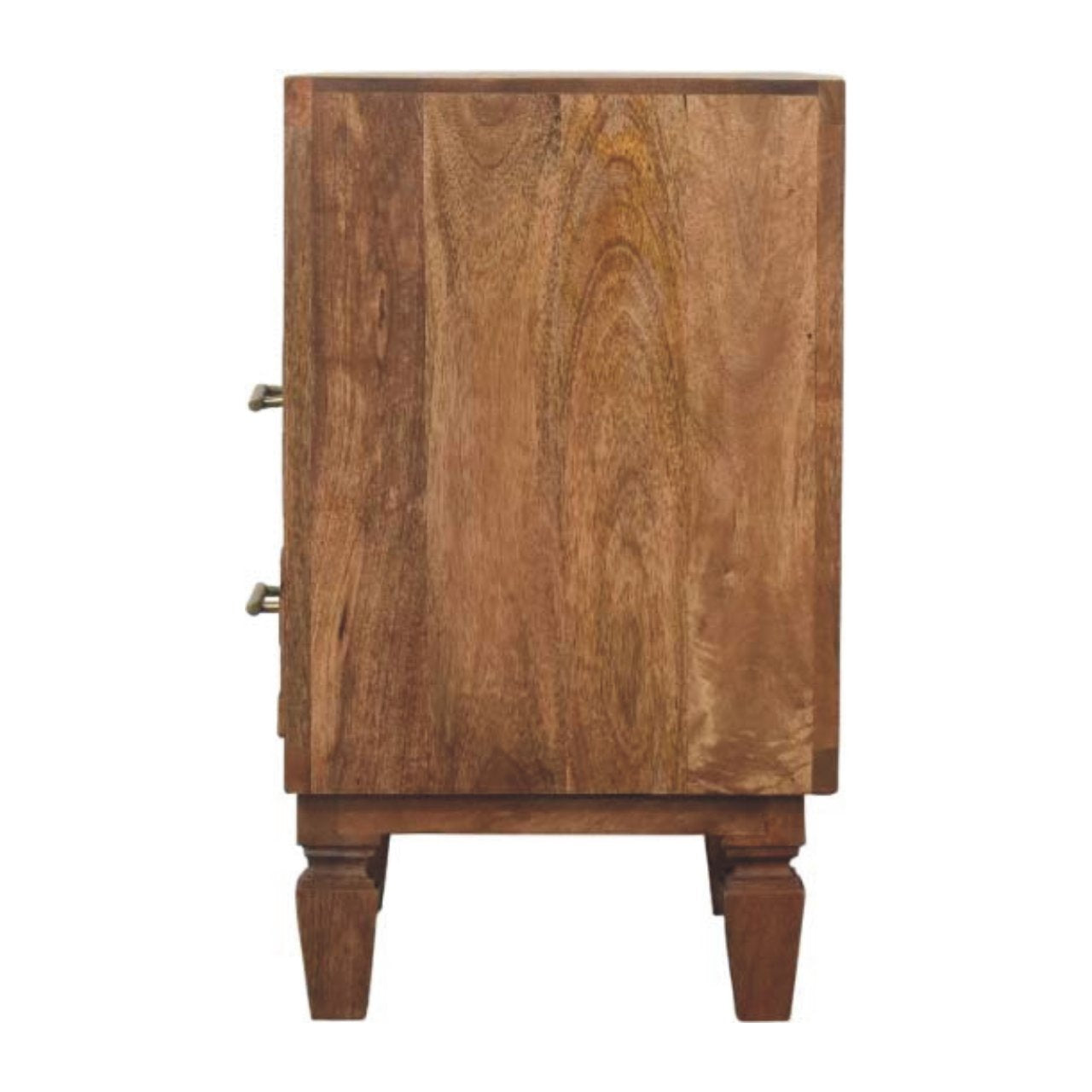 Cadiz Carved Open Shelf Bedside