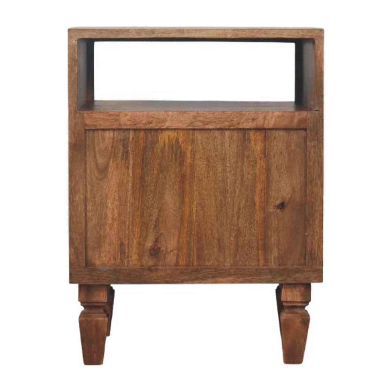 Cadiz Carved Open Shelf Bedside