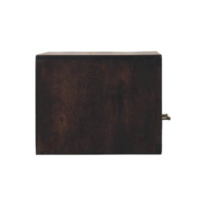 Cadiz Carved Open-Slot Bedside Table | Nightstand