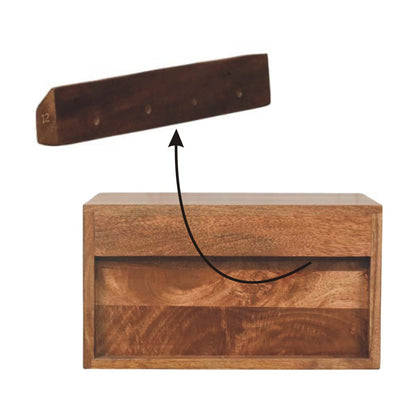 Cadiz Carved Slot Drawer Bedside