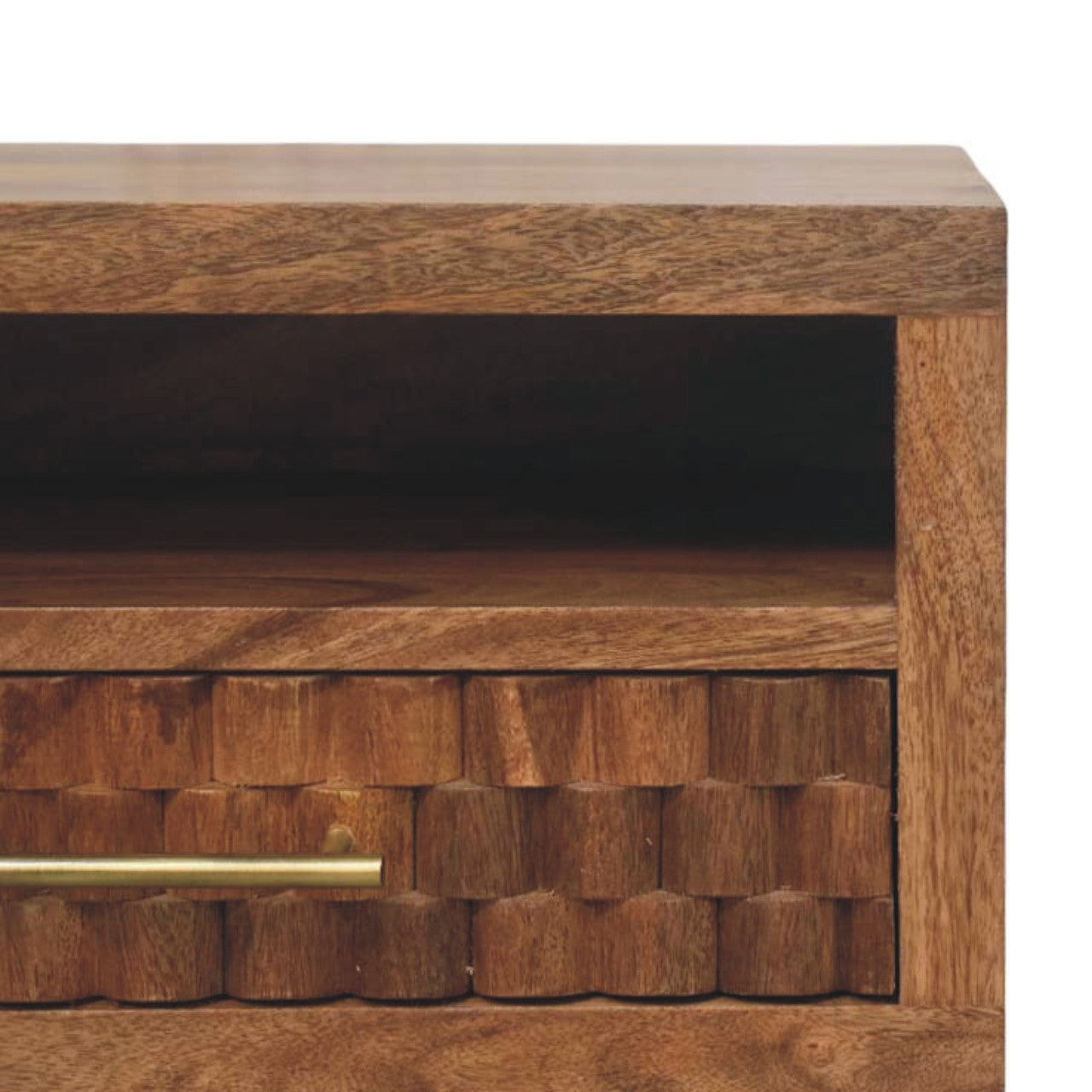 Cadiz Carved Slot Drawer Bedside