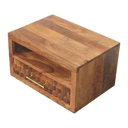 Cadiz Carved Slot Drawer Bedside