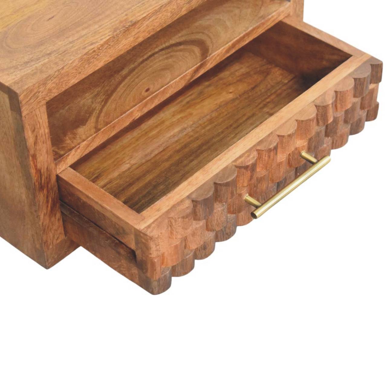 Cadiz Carved Slot Drawer Bedside