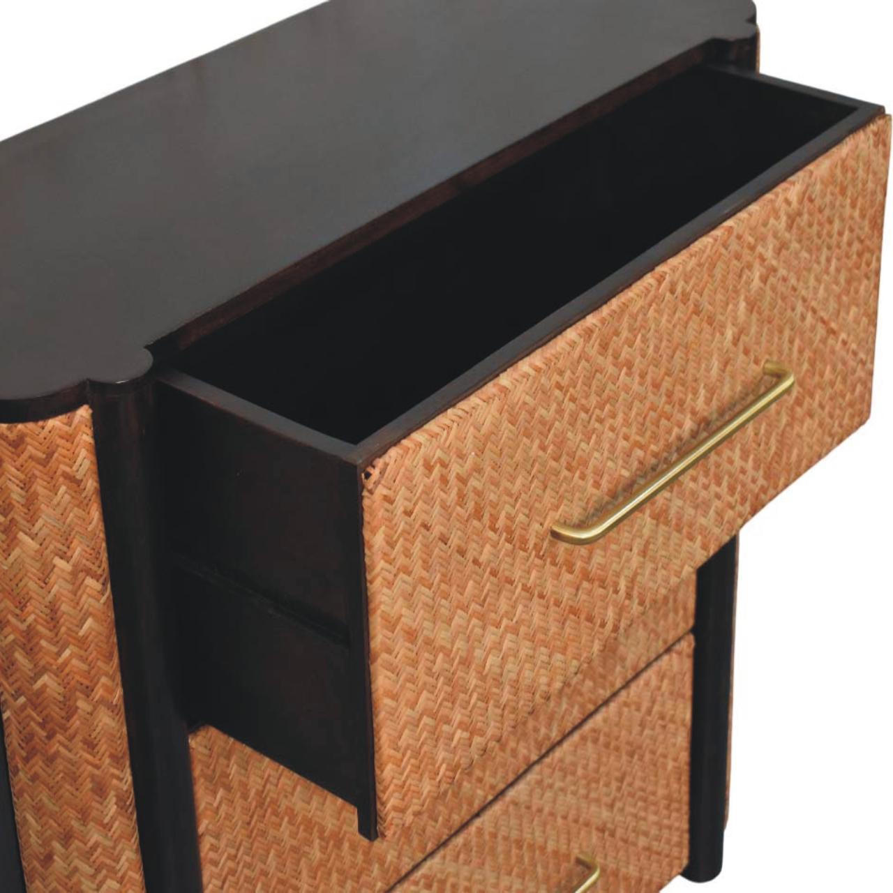 Havana Weave 3 Drawer Chest