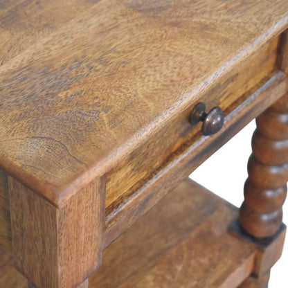 Spindle Bedside Table | Nightstand