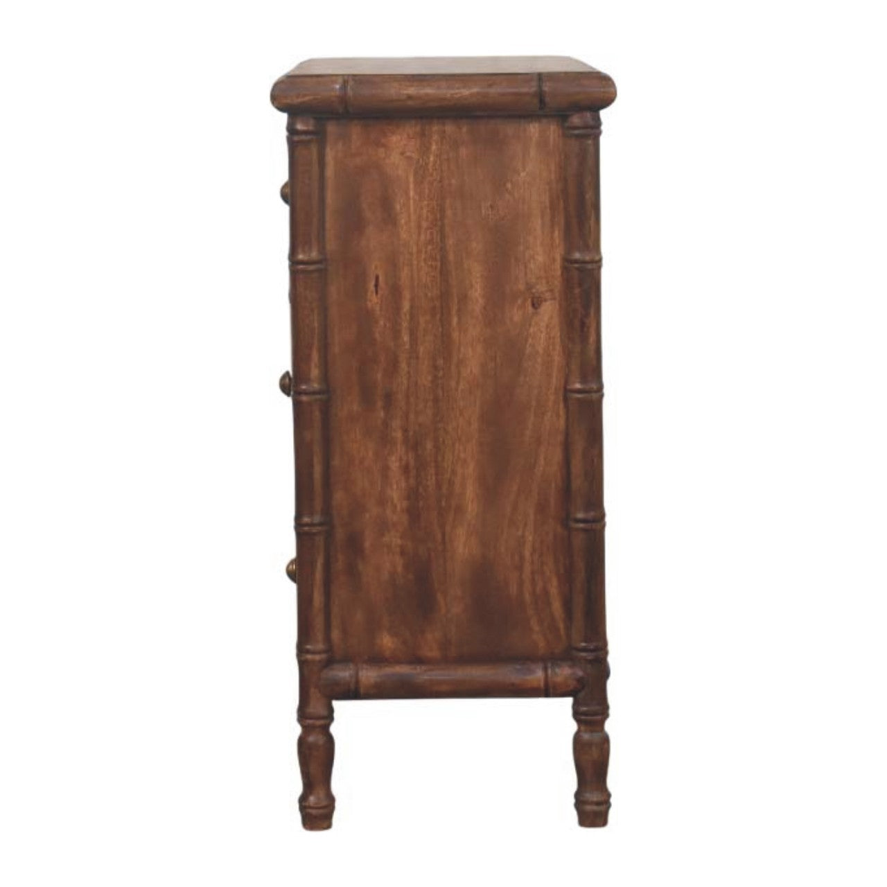Bamboo Carved 3-Drawer Chest