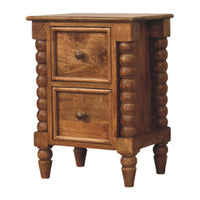 Spindle Amber Bedside