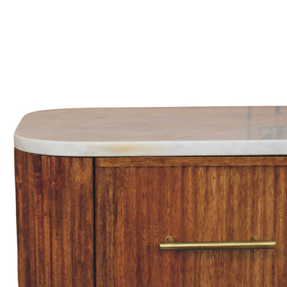 Aurora Marble Bedside
