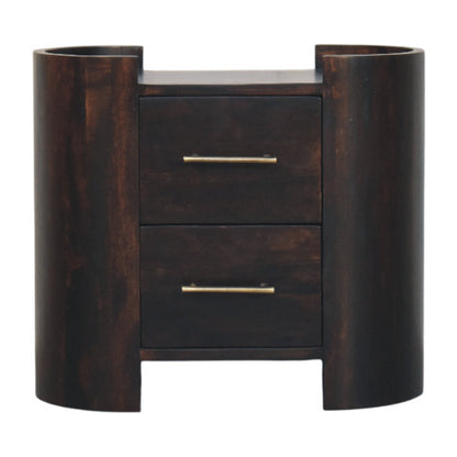 Valencia Two Drawer Bedside Table