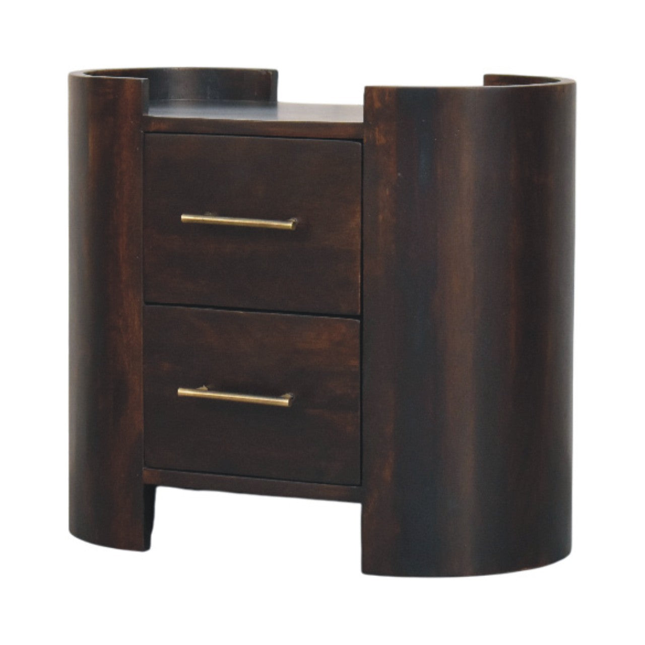 Valencia Two Drawer Bedside Table