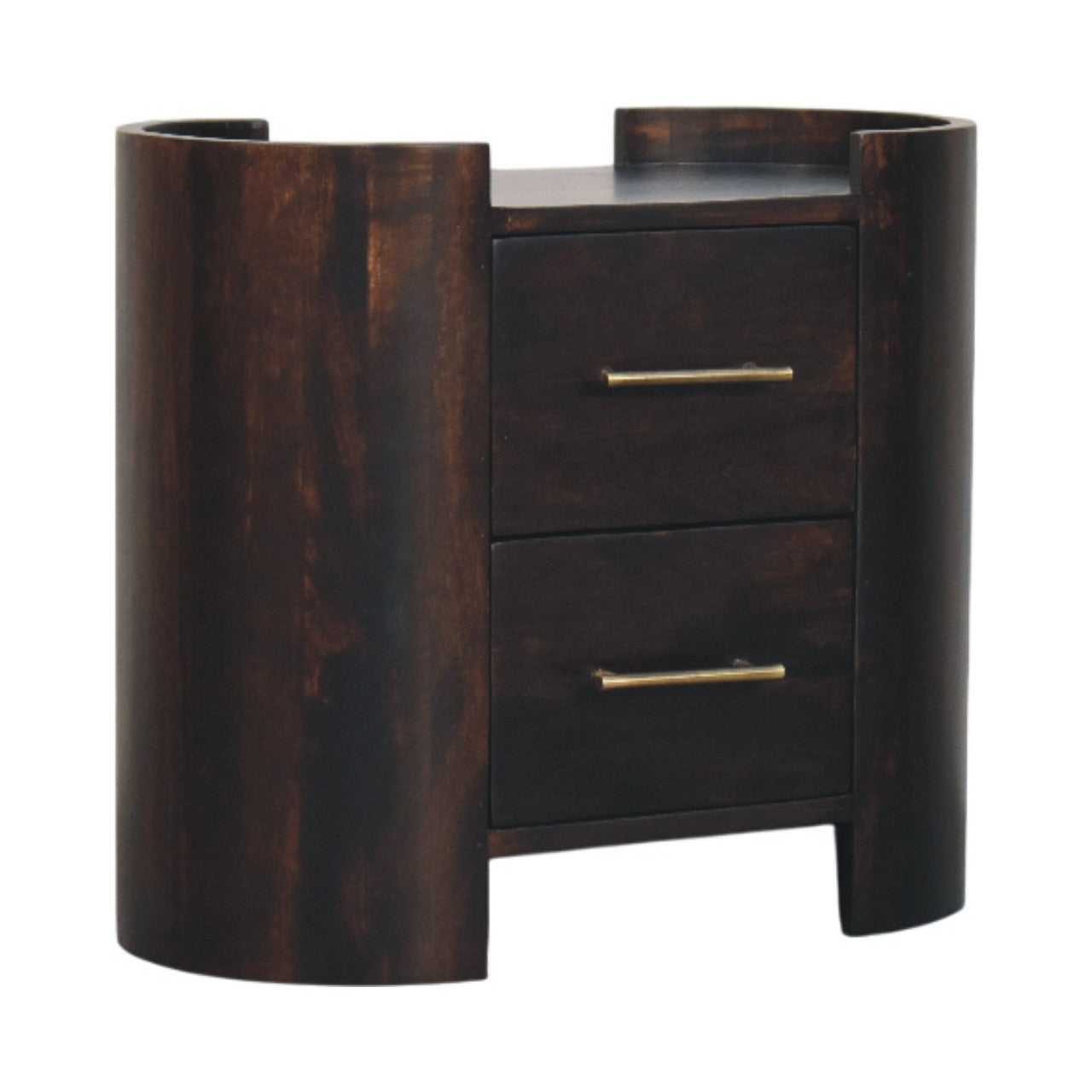 Valencia Two Drawer Bedside Table