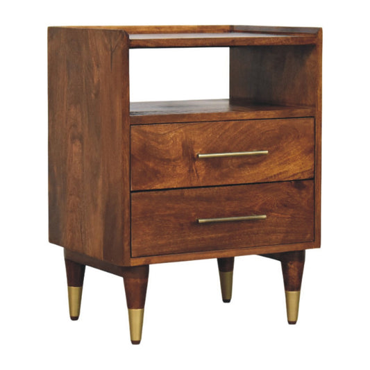 Valenza Open Frame Bedside Table | Nightstand