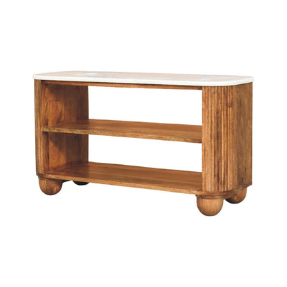 Beaumont Marble Shoe Bench
