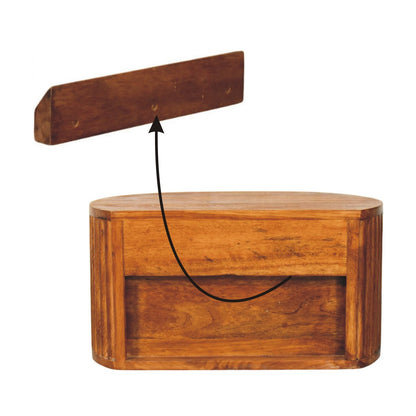 Oval Wall Nightstand