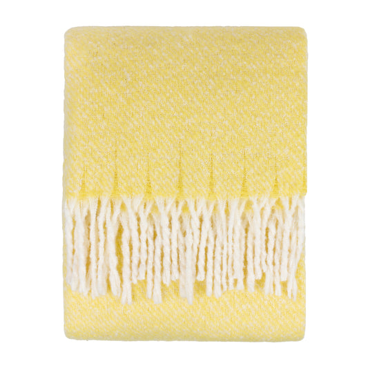 ISLA 140x180 THROW BUTTER YELLOW