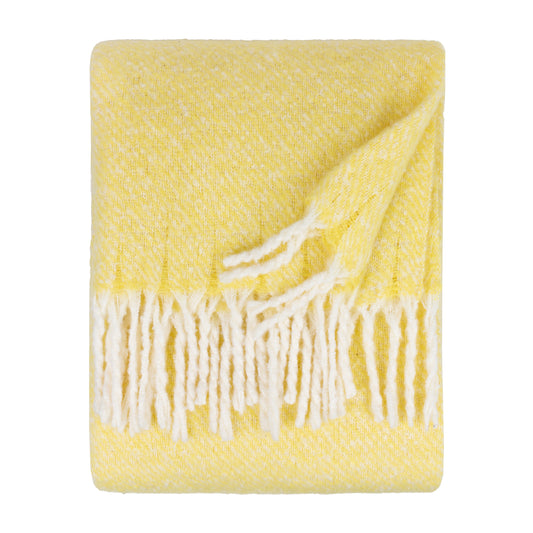 ISLA 140x180 THROW BUTTER YELLOW