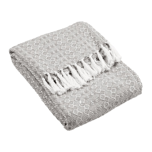 JEWELS 130X180 THROW GREY
