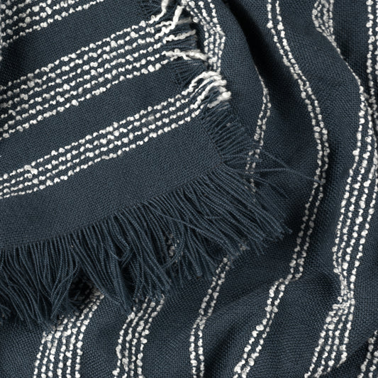 JOUR LINEAR WOVEN THROW 130X180 DUSK