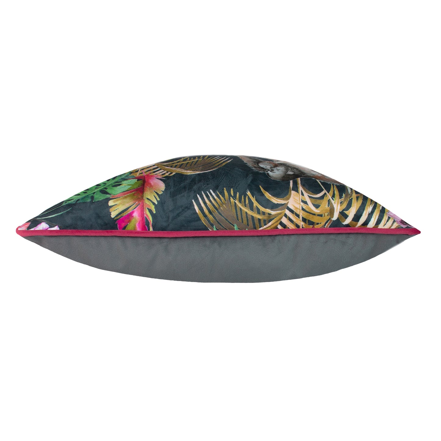 JUNGLE MONKEY PIPED 43X43 C/C BLUE