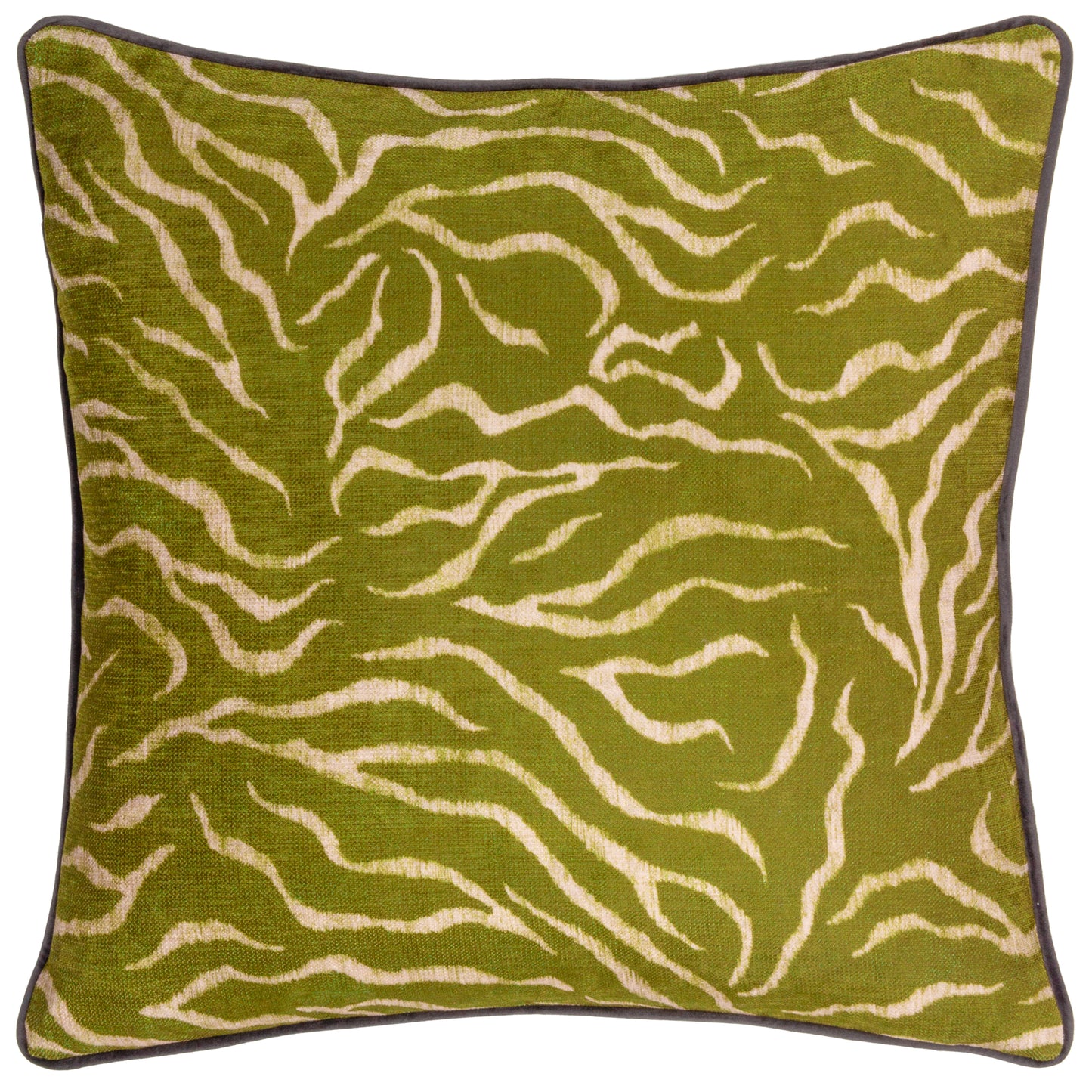JURONG TIGER CHENILLE 50X50 CUSHION CASE MOSS