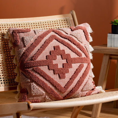 KALAI 45X45 CUSHION CASE BRICK