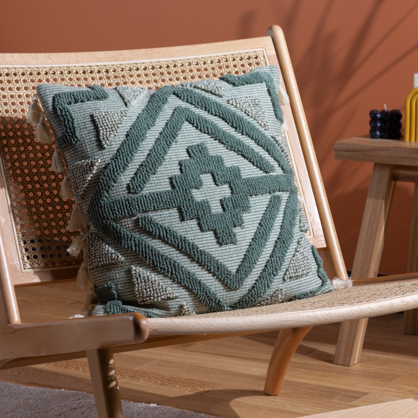 KALAI 45X45 CUSHION CASE EUCALYPTUS