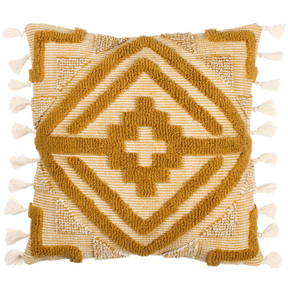 KALAI 45X45 CUSHION CASE MUSTARD