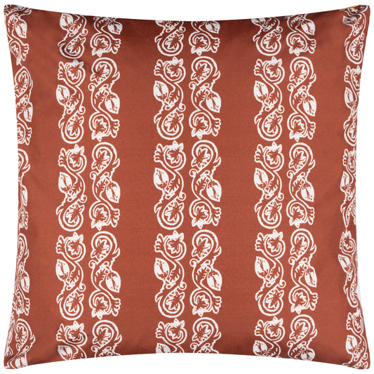 KALINDI STRIPE 55X55 OUTDOOR CUSHION CASE TERRACOTA