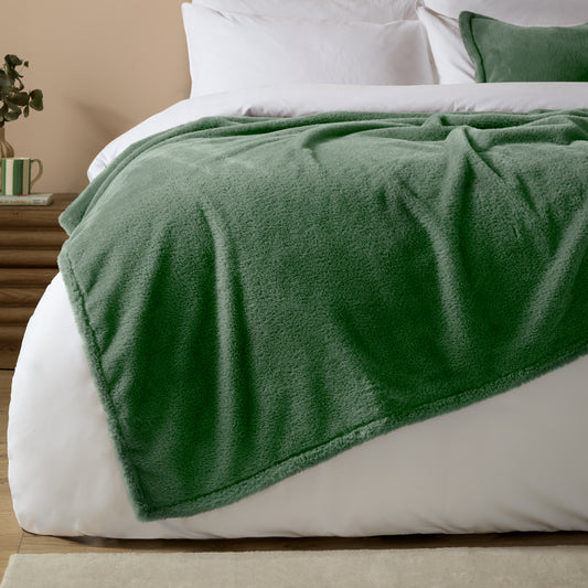 KALLU 130X180 THROW FROST GREEN