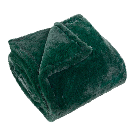 KALLU 130X180 THROW NEEDLE GREEN