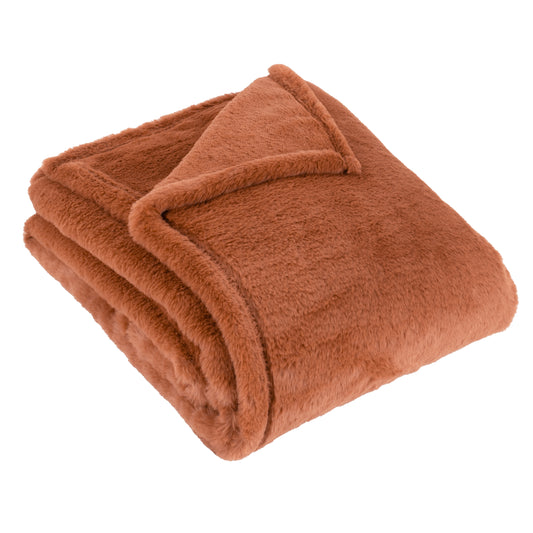 KALLU 130X180 THROW RUST