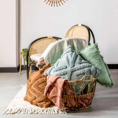 KAMJO 50X50 CUSHION CASE EUCALYPTUS