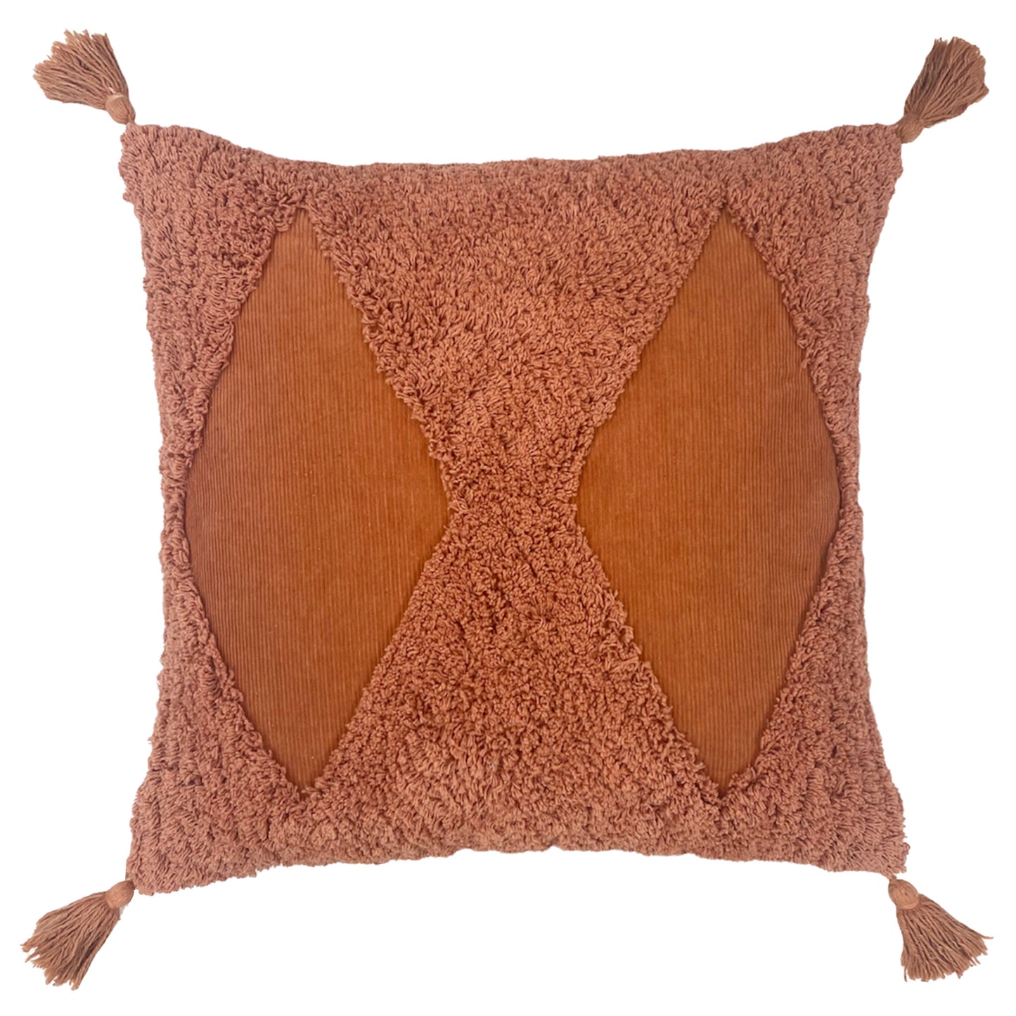 KANTHA 50X50 CUSHION CASE RUST