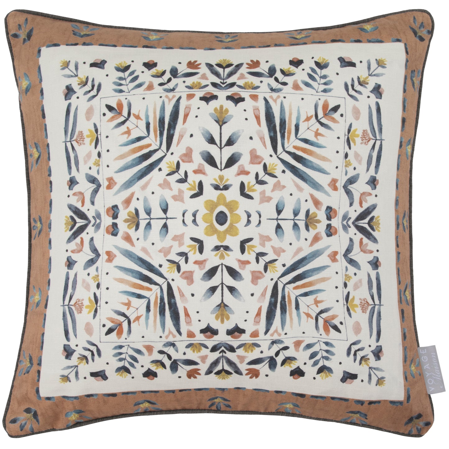 KARI 50X50 CUSHION CASE TERRACOTTA