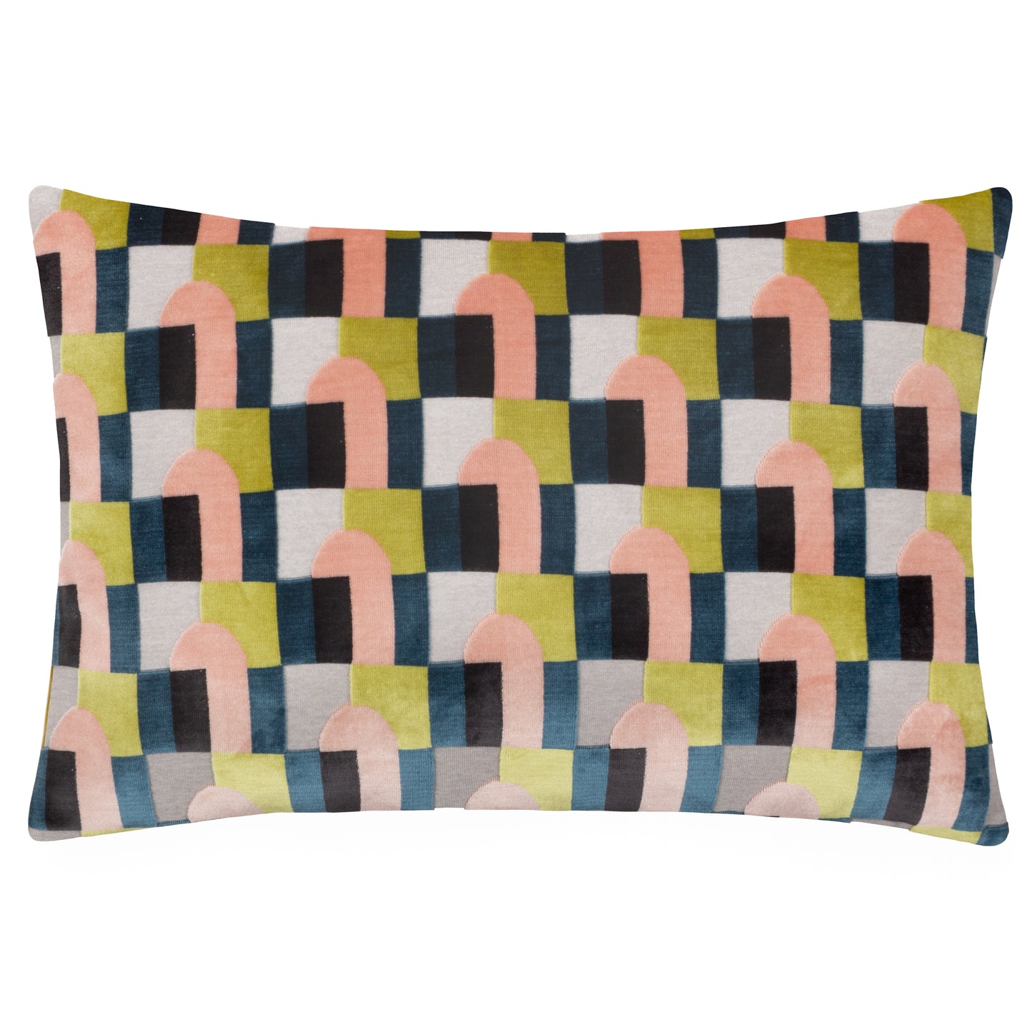 KEELA 35X50 CUSHION CASE PINK/AVO GREEN