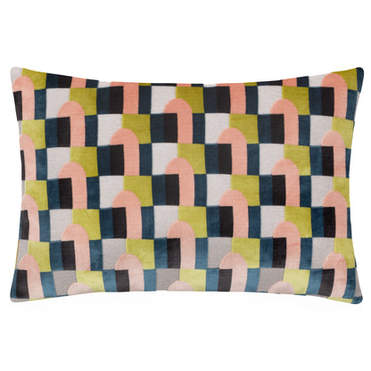 KEELA 35X50 CUSHION CASE PINK/AVO GREEN
